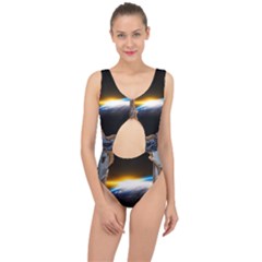 Door Breakthrough Door Sunburst Center Cut Out Swimsuit by Amaryn4rt