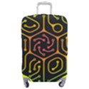 Circuit Hexagonal Geometric Pattern Background Pattern Luggage Cover (Medium) View1