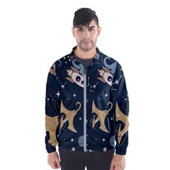 Space Theme Art Pattern Design Wallpaper Men s Windbreaker