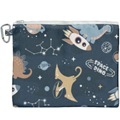 Space Theme Art Pattern Design Wallpaper Canvas Cosmetic Bag (xxxl) by Proyonanggan