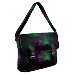 Fantasy Pyramid Mystic Space Aurora Buckle Messenger Bag by Grandong