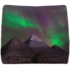 Fantasy Pyramid Mystic Space Aurora Seat Cushion by Grandong