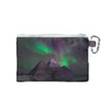 Fantasy Pyramid Mystic Space Aurora Canvas Cosmetic Bag (Small) View2