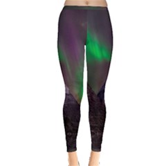 Fantasy Pyramid Mystic Space Aurora Inside Out Leggings by Grandong