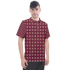 Kaleidoscope Seamless Pattern Men s Polo T-shirt by Ravend