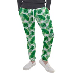 Tropical Leaf Pattern Men s Jogger Sweatpants