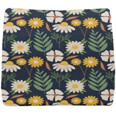 Flower Grey Pattern Floral Seat Cushion