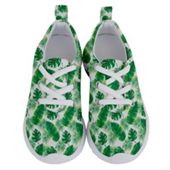 Tropical Leaf Pattern Running Shoes by Dutashop