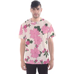 Floral Vintage Flowers Men s Sport Mesh T-shirt