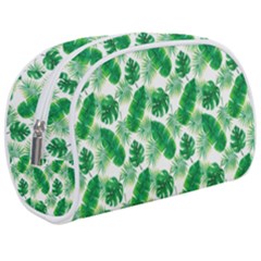 Tropical Leaf Pattern Make Up Case (medium)