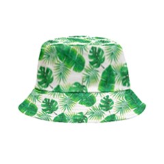 Tropical Leaf Pattern Bucket Hat by Dutashop