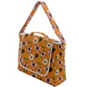 Flower Orange Pattern Floral Box Up Messenger Bag View1