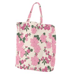 Floral Vintage Flowers Giant Grocery Tote by Dutashop