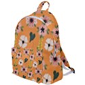 Flower Orange Pattern Floral The Plain Backpack View1