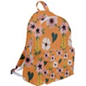 Flower Orange Pattern Floral The Plain Backpack View2