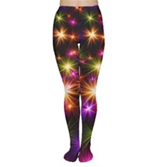 Star Colorful Christmas Abstract Tights by Dutashop