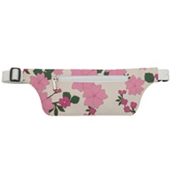 Floral Vintage Flowers Active Waist Bag by Dutashop