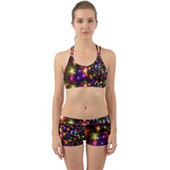 Star Colorful Christmas Abstract Back Web Gym Set