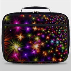 Star Colorful Christmas Abstract Full Print Lunch Bag