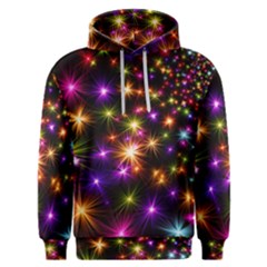 Star Colorful Christmas Abstract Men s Overhead Hoodie