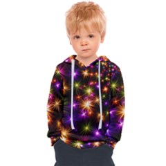 Star Colorful Christmas Abstract Kids  Overhead Hoodie