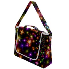 Star Colorful Christmas Abstract Box Up Messenger Bag