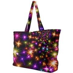 Star Colorful Christmas Abstract Simple Shoulder Bag