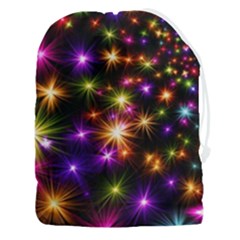 Star Colorful Christmas Abstract Drawstring Pouch (3xl)