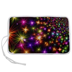 Star Colorful Christmas Abstract Pen Storage Case (s)