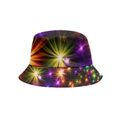 Star Colorful Christmas Abstract Inside Out Bucket Hat (kids)