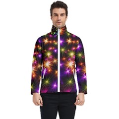 Star Colorful Christmas Abstract Men s Bomber Jacket