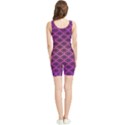 Pattern Texture Geometric Patterns Purple Women s Wrestling Singlet View2