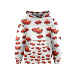 Summer Watermelon Pattern Kids  Pullover Hoodie