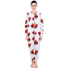 Summer Watermelon Pattern Onepiece Jumpsuit (ladies)