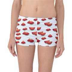 Summer Watermelon Pattern Boyleg Bikini Bottoms by Dutashop