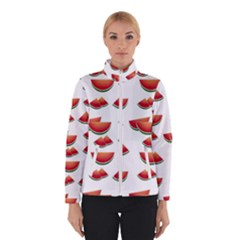 Summer Watermelon Pattern Women s Bomber Jacket