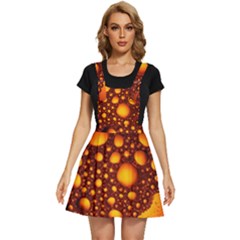 Bubbles Abstract Art Gold Golden Apron Dress