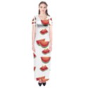 Summer Watermelon Pattern Short Sleeve Maxi Dress View1