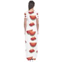 Summer Watermelon Pattern Short Sleeve Maxi Dress View2