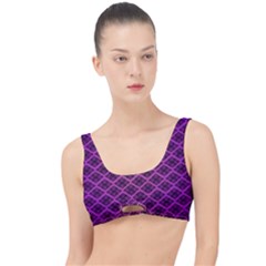 Pattern Texture Geometric Patterns Purple The Little Details Bikini Top