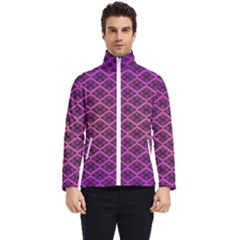 Pattern Texture Geometric Patterns Purple Men s Bomber Jacket