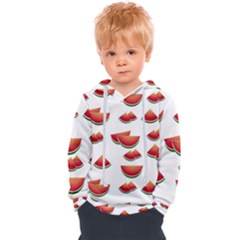 Summer Watermelon Pattern Kids  Overhead Hoodie