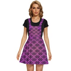 Pattern Texture Geometric Patterns Purple Apron Dress by Dutashop