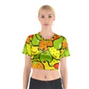 Fruit Food Wallpaper Cotton Crop Top View1