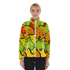 Fruit Food Wallpaper Women s Bomber Jacket