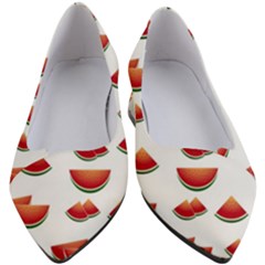 Summer Watermelon Pattern Women s Block Heels  by Dutashop