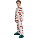 Summer Watermelon Pattern Kids  Long Sleeve Velvet Pajamas Set View2