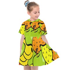 Fruit Food Wallpaper Kids  Sailor Dress by Dutashop