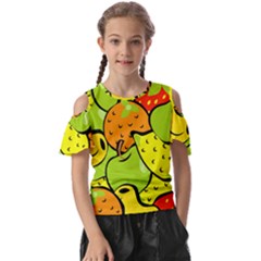 Fruit Food Wallpaper Kids  Butterfly Cutout T-shirt