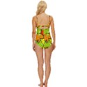 Fruit Food Wallpaper Knot Front One-Piece Swimsuit View4